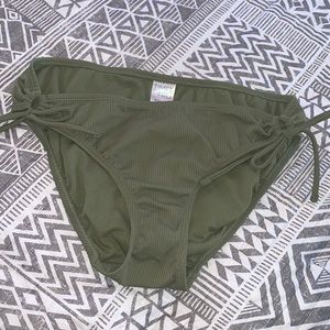 Army green swim bottoms